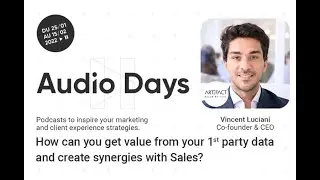 AudioDays #Podcast - Vincent Luciani - 2022 #Data & #Analytics Trends