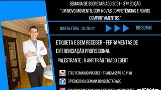 37&ordf; Semana de Secretariado 4&deg; dia