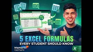5 Excel Formulas Every Student Should Know (Easy Tutorial 2026)
