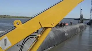 USS Maryland (SSBN 738) Heads Underway from Kings Bay