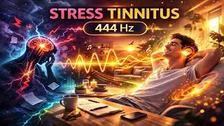 Stress Tinnitus &bull; 444 Hz Relief &bull; Finally Feel Calmer | Ansiedad