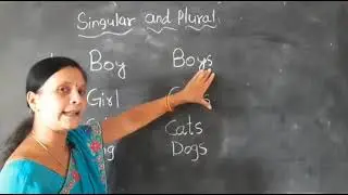 Singular and Plurals EXPLAINED BY PUSPHA LATHA-ENGLISH DEPT