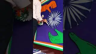 Independence day display board decoration ideas #craft #art #drawing #sorts #trendingshorts
