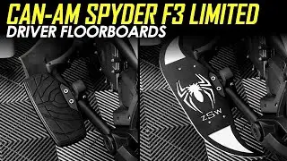 Can-Am Spyder F3 Limited Aftermarket Floorboards