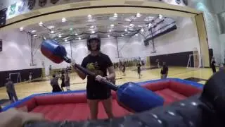 St. Louis Inflatables - Pedestal Jousting Inflatable Rental GoPro Video