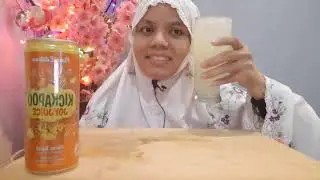 ASMR ONE-SHOT DRINKING SOUNDS KICKAPOO JOY JUICE CITRUS BURST - MUKBANG MALAYSIA