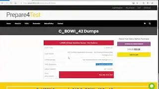 C_BOWI_42 Dumps | Prepare For SAP C_BOWI_42 Exam With 100% Guaranteed Marks - #prepare4test
