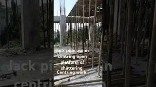 Jack pipe work open platform shuttering