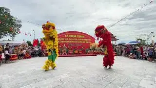 M&uacute;a Song L&acirc;n cực hay #lansurong #liondance #mualantrungthu