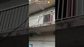 stainless Steel Realing Square Pipe from Taj steel 🔥#realing #model #ytshorts #2025