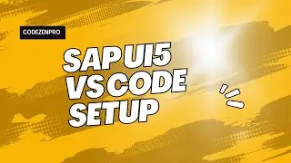SAP UI5 VISUAL STUDIO SETUP