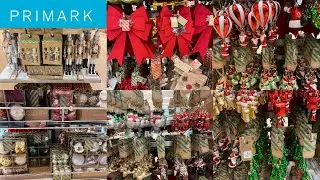 PRIMARK CHRISTMAS DECOR COLLECTION WITH PRICE NOVEMBER 2021 | PRIMARK SHOPPING HAUL | TRAVELANDSHOP