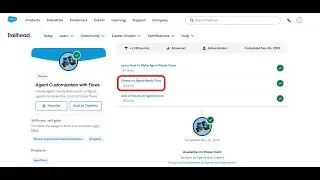 Создание потока, готового для работы с агентами | Настройка агентов с помощью потоков | Trailhead...