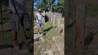 #fencebuilding #newfence ##vinylfence #backyarddecor #beach #love #music