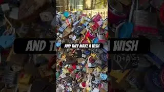 Couples makes wish in this bridge to lock their love forever #lovelockbridge #sanantonio #travelvlog