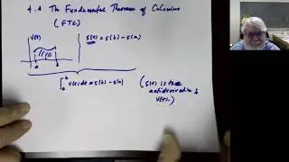 Math 124, Section 4.4: The Fundamental Theorem of Calculus