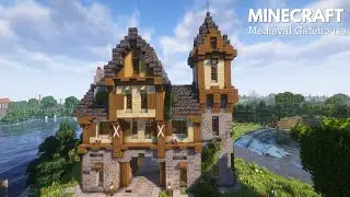 Minecraft: How to build a Medieval Gatehouse | Minecraft Tutorial