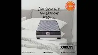 Sleep like never before with Luna Queen 1680 Fire Retardant Mattress! GET IT NOW!  #home #furniture