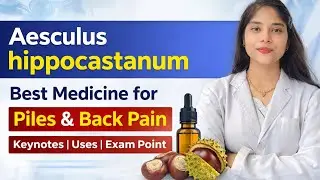 (Aesculus hippocastanum) from Allen's keynote, borieck and Kent materia Medica 