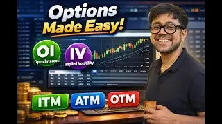 Options Basics Part-2: OI, IV, Intrinsic Value, ATM/ITM/OTM Made Easy || Yug