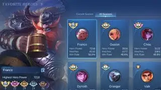 🔴FRANCO 7000 MATCHES PUSH LIVE‼️🤓 - Mobile Legends : Bang Bang | San Moba Gaming