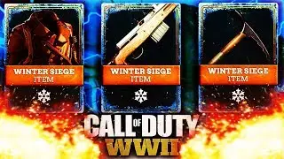INSANE HEROIC DLC WEAPONS SUPPLY DROP OPENING COD WW2 WINTER SIEGE DLC! (COD WW2 HEROIC DLC WEAPONS)