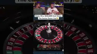 Drake Wins $846,000 And Makes The Casino Owner Cry! #drake #roulette #casino #maxwin #highroller