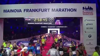 2018Frankfurt Marathon Finish4 - Jogger Jo Schoonbroodt video