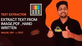 Text Extractor from Pdf,Image, Handwritten notes | Easy way to Extract Text from Pdf
