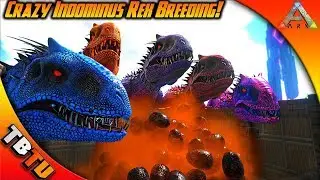 🔥 CRAZY INDOMINUS REX MUTATIONS! INDOMINUS REX BREEDING! Ark Survival Evolved Breeding and mutation