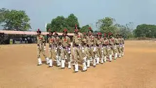 M E S college marampally NCC show parade