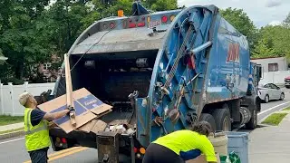 Ex-Allied Waste Garbage Truck Flying Through￼ Recycling