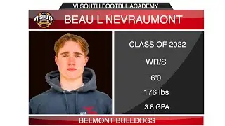 BEAU L NEVRAUMONT PLAYER SPOTLIGHT VI SOUTH FOOTBALL ACADEMY