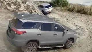 1 CR 🤯Modified off-road range rover Euro truck 2  mountainclimbing off-roadgame #baby #car #cargames