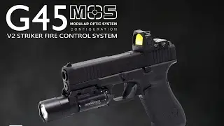 GHK (UMAREX) GLOCK 45 MOS UNBOXING- BRAND NEW V2 STRIKER FIRE CONTROL SYSTEM