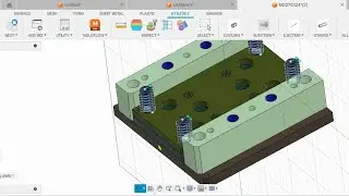 Unlock Instant Efficiency: One-Click Die Spring Creation with AIG Mold Wizard in Fusion