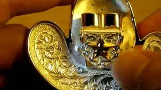 VanteGold SILVER 925 Tone BOLO TIE Cowboy WESTERN NECKLACE 18K' Yellow GOLD