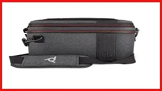 PDP Gaming Pull N Go Travel Case  Elite Edition  2 in 1 with Removable Compartments Grey