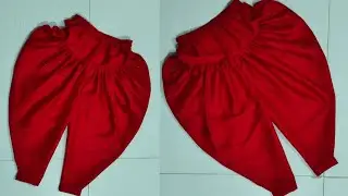 Baby Dhoti Pant Cutting & Stitching | Dhoti Salwar Cutting & Stitching 