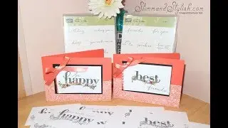Stampin' Up! Sale-a-bration Level 2 Stamp-set Happy Wishes