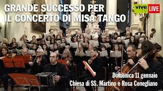 GRANDE SUCCESSO PER IL CONCERTO DI MISA TANGO A CONEGLIANO
