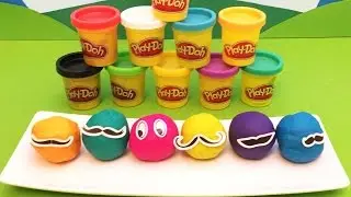 Play Doh Surprise Clay Balls with beard Disney PIXAR Toy story Monsters Inc【Emily's Show】