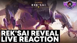 REK'SAI IS HERE! She Seems Weak? | Rise of the Underworlds | Legends of Runeterra Live Reaction