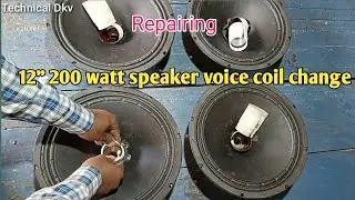 12 inch 200 Watt  speaker voice coil change || speaker repair