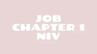 Job 1 NIV | Read by a Black Woman | Spoken Word Style | Bible Noir