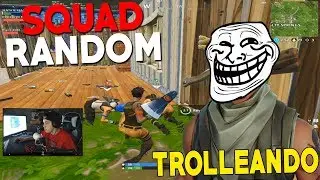 Trolleando a 2 chicos en Squad Random y ganamos la partida....