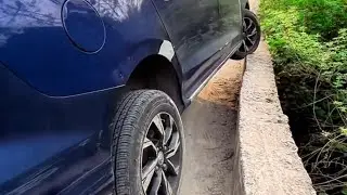One-Way Bridge DRAMA: Flat Tire Chaos & INSANE Driving! 🚗🔥