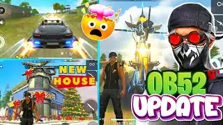 OB52 ALL NEW CHANGES - Unlimited Revive || New House || free fire new update || ASN LIVE