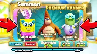 How To Unlock PREMIUM BANNER Units In SpongeBob TD..