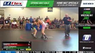 Mat 1 90 Kannon Webster Illinois Vs Caden Horwath Michigan Blue